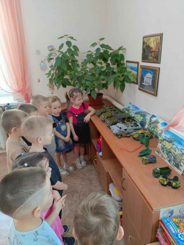 Занятие в средней группе